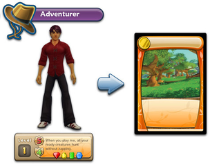Illustration for article titled Put Yourself In The Free Realms Card Game